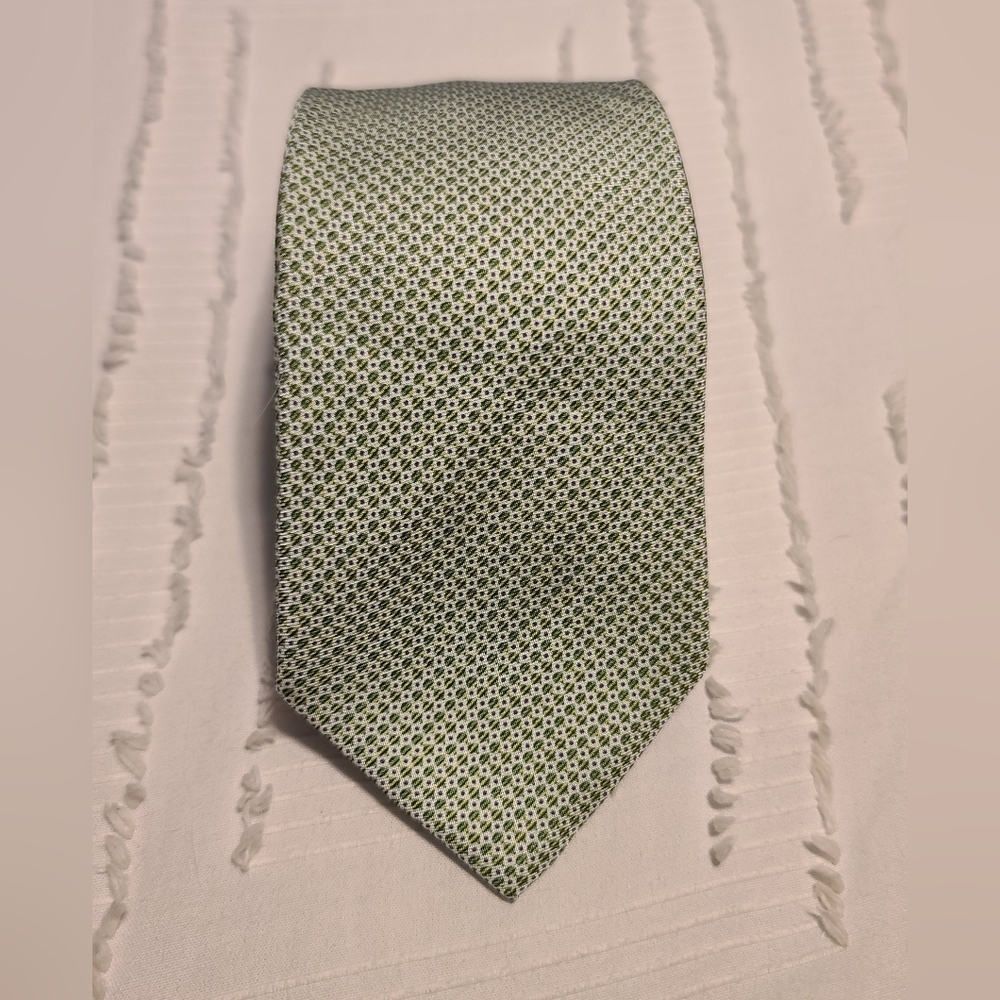 Pronto Uomo Light Green Patterned Neck Tie